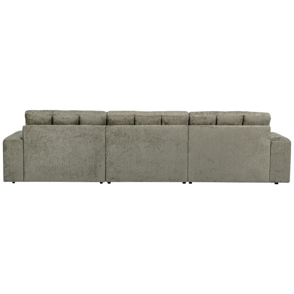De Eekhoorn SECOND DATE CHAISE LONGUE RECHTS STRUCTURE VELVET FROST