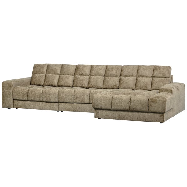 De Eekhoorn SECOND DATE CHAISE LONGUE RECHTS STRUCTURE VELVET WHEATFIELD