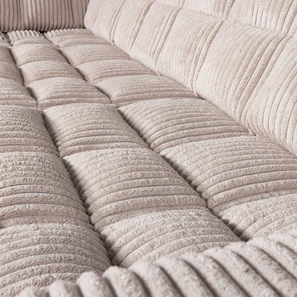 De Eekhoorn SECOND DATE HOEKBANK LINKS RIBSTOF NATUREL