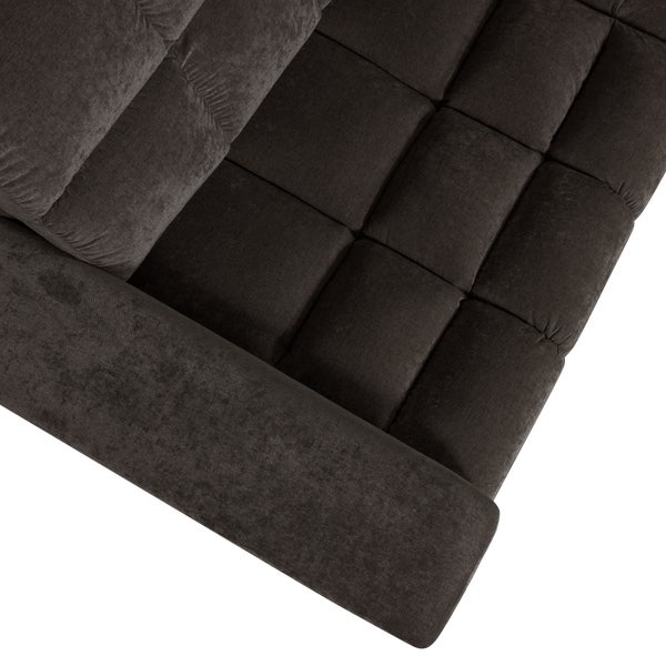 De Eekhoorn SECOND DATE HOEKBANK RECHTS VINTAGE ANTRACIET