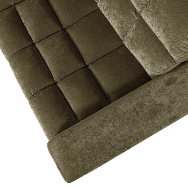 De Eekhoorn SECOND DATE HOEKBANK RECHTS VINTAGE GROEN