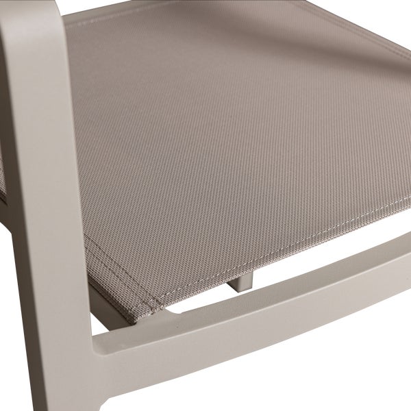 De Eekhoorn SET V 2 - FOWL TUINSTOEL ALUMINIUM/TEXTILEEN ZAND