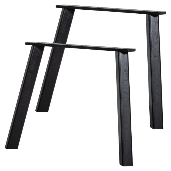 De Eekhoorn SET V 2 - HAARLEM 4-STANDEN POOT EIKEN BLACKNIGHT [fsc]