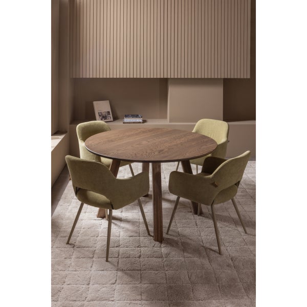 De Eekhoorn SET V 2 - HAARLEM 4-STANDEN POOT EIKEN CASHMERE BROWN [fsc]