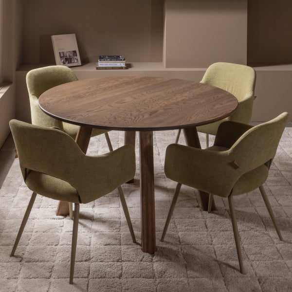 De Eekhoorn SET V 2 - HAARLEM 4-STANDEN POOT EIKEN CASHMERE BROWN [fsc]