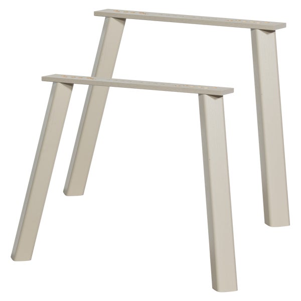 De Eekhoorn SET V 2 - HAARLEM 4-STANDEN POOT EIKEN DAKARGRAU [fsc]