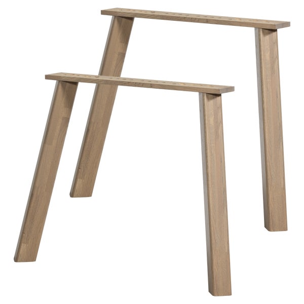 De Eekhoorn SET V 2 - HAARLEM 4-STANDEN POOT EIKEN PEBBLE GREY [fsc]