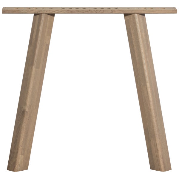 de eekhoorn SET V 2 - HAARLEM 4-STANDEN POOT EIKEN PEBBLE GREY [fsc]