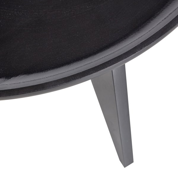 De Eekhoorn SET V 2 - HIGH HEELS BIJZETTAFELS MANGO HOUT GLANZEND ZWART