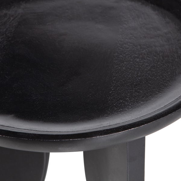 De Eekhoorn SET V 2 - HIGH HEELS BIJZETTAFELS MANGO HOUT GLANZEND ZWART