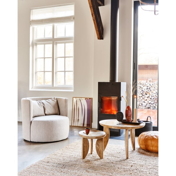 De Eekhoorn SET V 2 - HIGH HEELS BIJZETTAFELS MANGO HOUT NATUREL