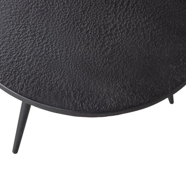 De Eekhoorn SET V 2 - SUZE BIJZETTAFELS HOUT/METAAL ZWART