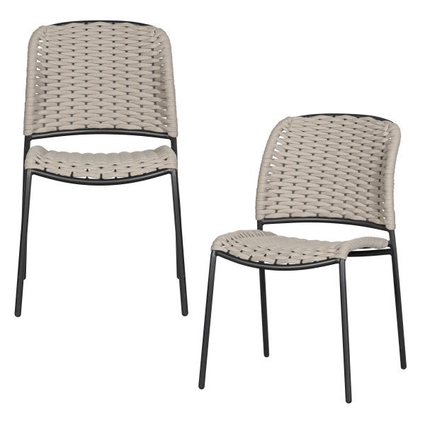 De Eekhoorn SET V 2 - TAKU TUINSTOEL ZONDER ARMLEUNING POLYESTER ZAND