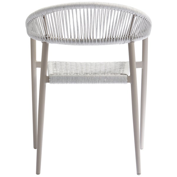 De Eekhoorn SET V 2 - YELLOW TUINSTOEL TOUW/ALUMINIUM LICHTGRIJS