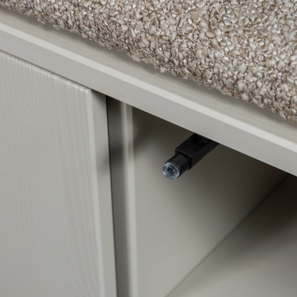 De Eekhoorn SETTLE DOWN TV MEUBEL/BANKJE 108 CM DUST MET ZITKUSSEN [fsc]