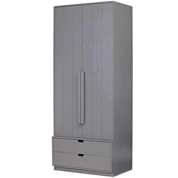 De Eekhoorn SKIK GARDEROBE 95 CM LINES TWINS LEEM [fsc]