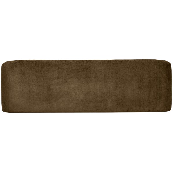 De Eekhoorn SLOPING 3-ZITS BANK STRUCTURE VELVET BRASS