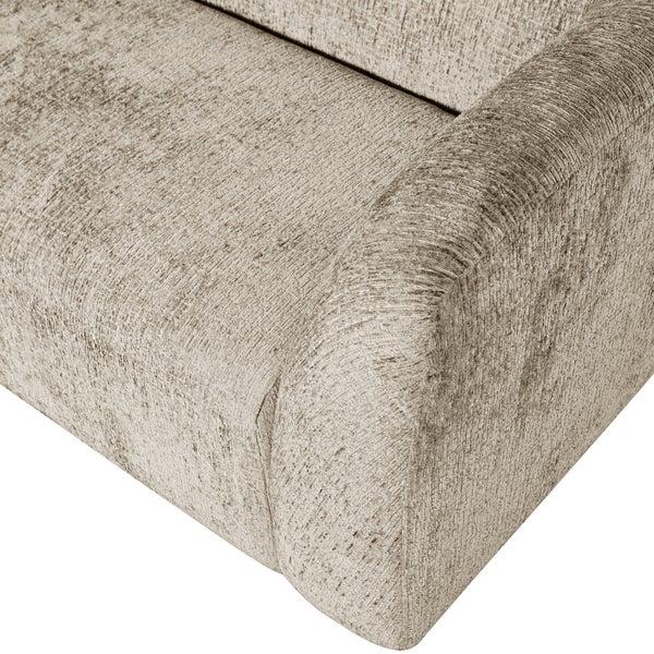 De Eekhoorn SLOPING 3-ZITS BANK STRUCTURE VELVET WHEATFIELD