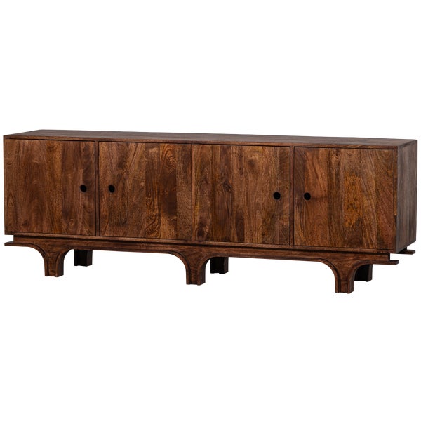 De Eekhoorn STAES DRESSOIR 4-DEURS MANGO HOUT WALNOOT