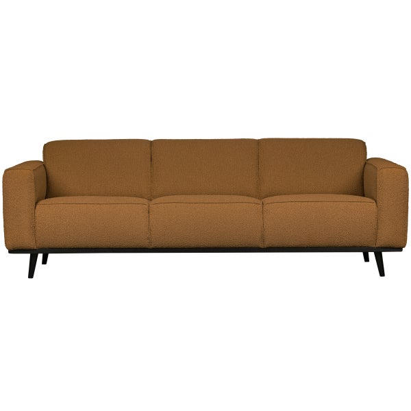 De Eekhoorn STATEMENT 3-ZITS BANK 230 CM BOUCLÉ BUTTER