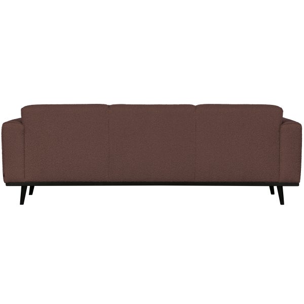 De Eekhoorn STATEMENT 3-ZITS BANK 230 CM BOUCLÉ COFFEE