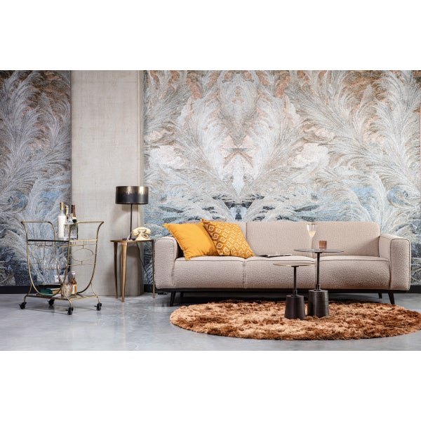 De Eekhoorn STATEMENT 3-ZITS BANK 230 CM BOUCLÉ NOUGAT