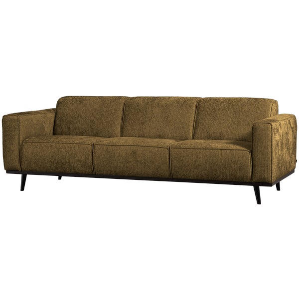 De Eekhoorn STATEMENT 3-ZITS BANK 230 CM STRUCTURE VELVET BRASS
