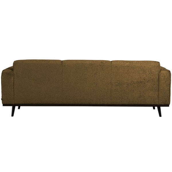 De Eekhoorn STATEMENT 3-ZITS BANK 230 CM STRUCTURE VELVET BRASS