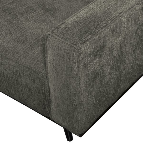 De Eekhoorn STATEMENT 3-ZITS BANK 230 CM STRUCTURE VELVET FROST