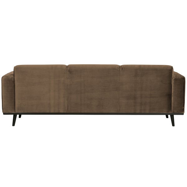 De Eekhoorn STATEMENT 3-ZITS BANK 230 CM VELVET TAUPE