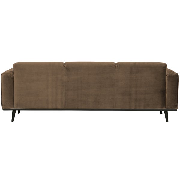 de eekhoorn STATEMENT 3-ZITS BANK 230 CM VELVET TAUPE