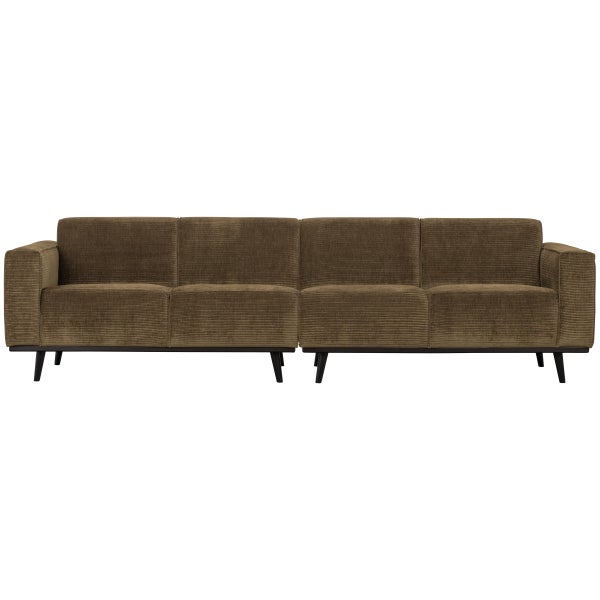 De Eekhoorn STATEMENT 4-ZITS BANK 280 CM RIBSTOF ROCK