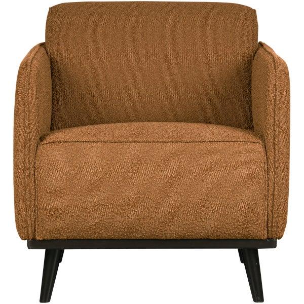 De Eekhoorn STATEMENT FAUTEUIL MET ARM BOUCLÉ BUTTER
