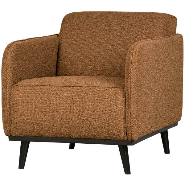 De Eekhoorn STATEMENT FAUTEUIL MET ARM BOUCLÉ BUTTER