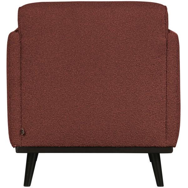De Eekhoorn STATEMENT FAUTEUIL MET ARM BOUCLÉ KASTANJE