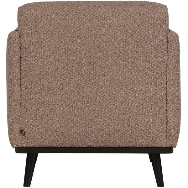 De Eekhoorn STATEMENT FAUTEUIL MET ARM BOUCLÉ NOUGAT