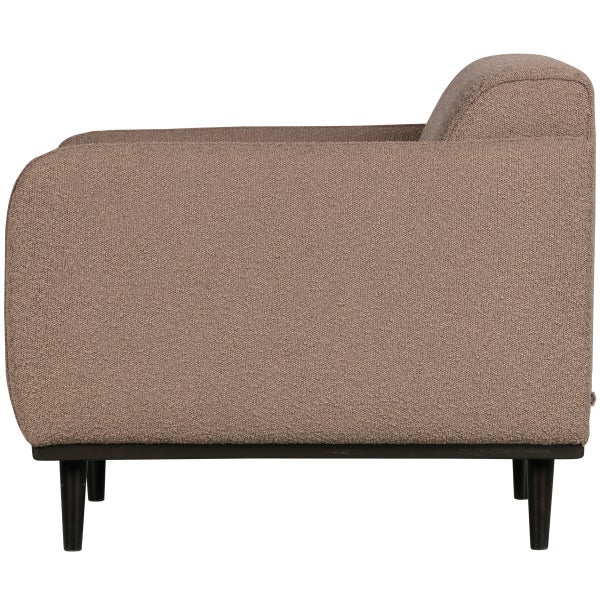 de eekhoorn STATEMENT FAUTEUIL MET ARM BOUCLÉ NOUGAT