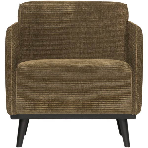 De Eekhoorn STATEMENT FAUTEUIL MET ARM RIBSTOF ROCK