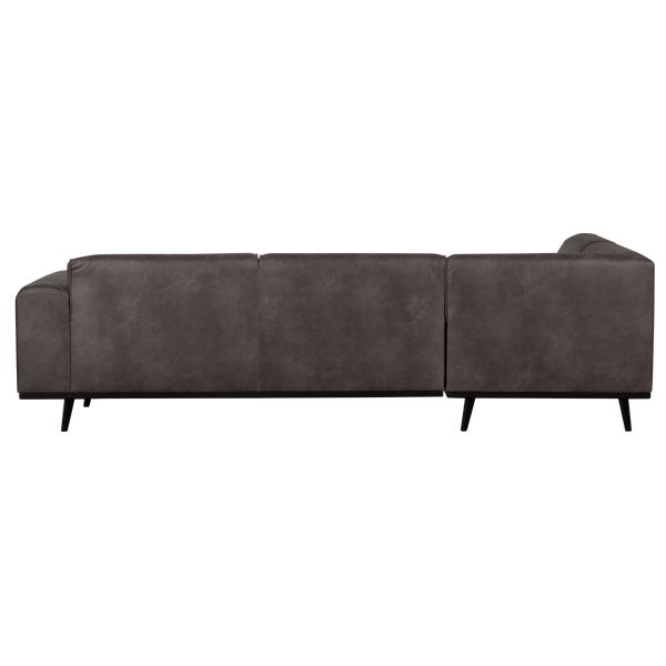 De Eekhoorn STATEMENT HOEKBANK LINKS ECOLEER DONKERGRIJS