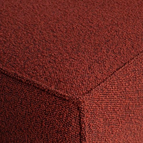 de eekhoorn STATEMENT XL 4-ZITS BANK 372 CM BOUCLÉ KASTANJE