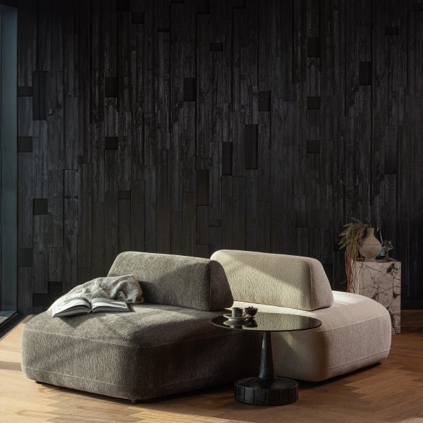 De Eekhoorn STERCK FAUTEUIL MET VERPLAATSBARE RUGLEUNING ZAND