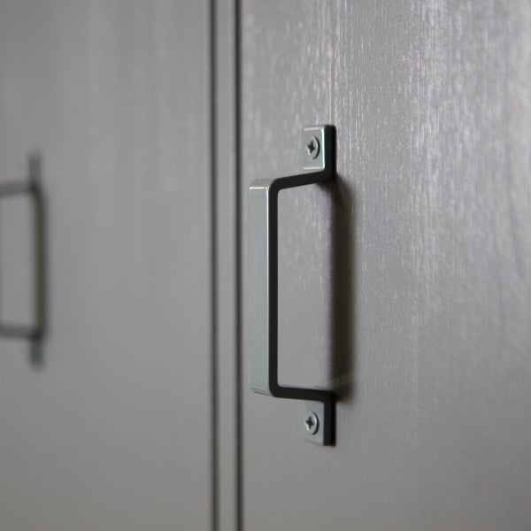 De Eekhoorn STIJN HOOG 2-DEURS LOCKERKAST STEEL GREY [fsc]