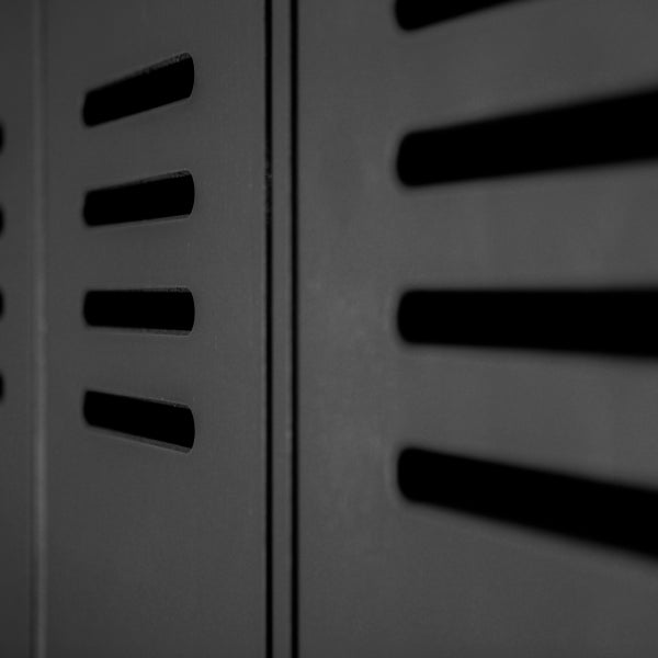 De Eekhoorn STIJN HOOG 2-DEURS LOCKERKAST ZWART [fsc]