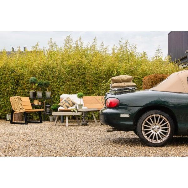 De Eekhoorn SUNNY BIJZETTAFEL BUITEN METAAL MIST 35XØ80 CM