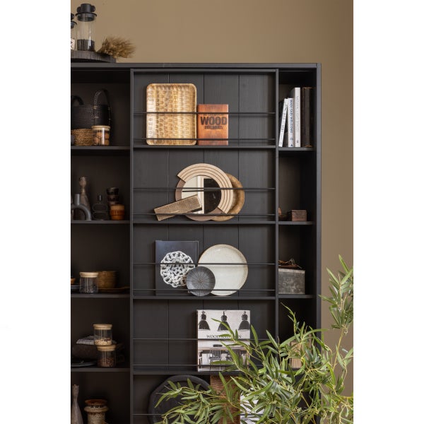 De Eekhoorn SWING SCHUIFDEURKAST GRENEN GESCHUURD MATZWART [fsc]