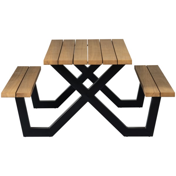de eekhoorn TABLO OUTDOOR PICKNICKTAFEL AYOUS NATUREL X-POOT METAAL[fsc]