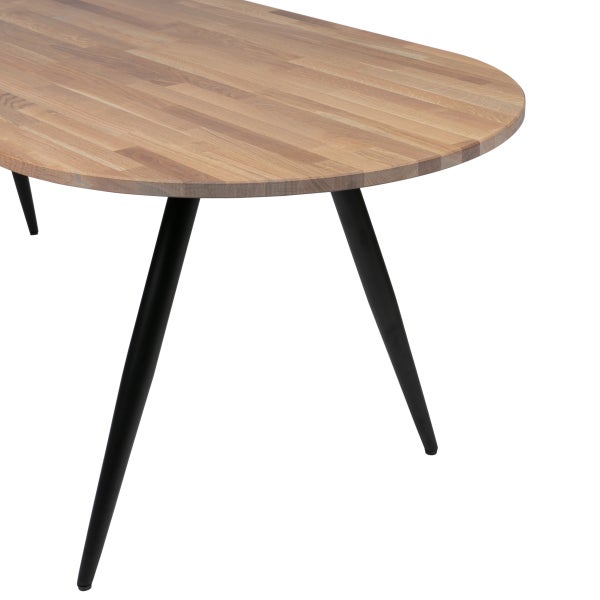 de eekhoorn TABLO TAFELBLAD OVAAL EIKEN OLIE GRIJS [fsc]