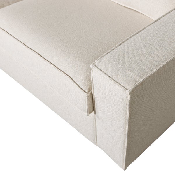 De Eekhoorn THOMAS HOEKBANK GEWEVEN STOF LINKS NATUREL