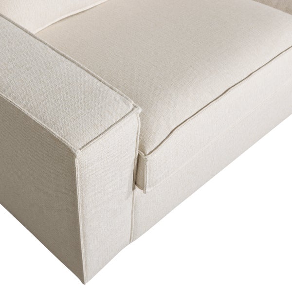 De Eekhoorn THOMAS HOEKBANK GEWEVEN STOF RECHTS NATUREL