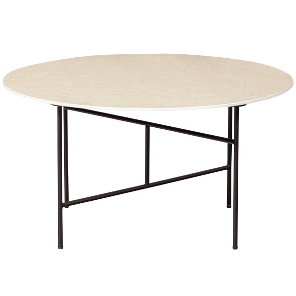 de eekhoorn VIDA BIJZETTAFEL MET NATUREL MARMEREN LOOK BLAD 40xØ75